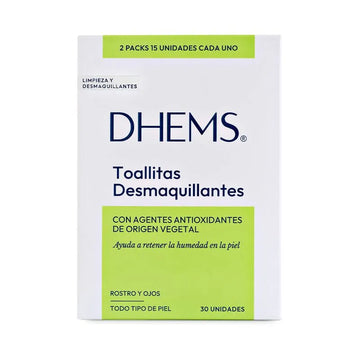 Toallitas Desmaquillantes 30 Unidades DHEMS®