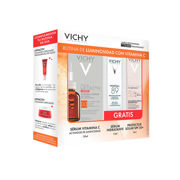 Pack Serum Vitamina C + Minéral 89 Booster 10ml + Capital Soleil UV Age 15ml VICHY®