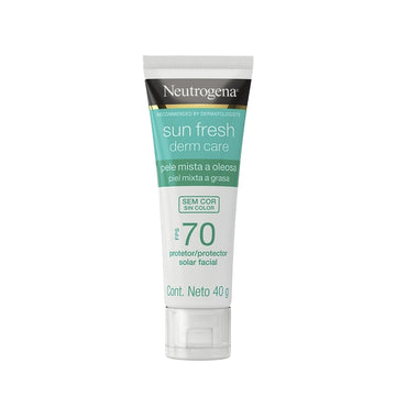 Protector Solar Facial Sin Tono Sun Fresh Derm Care FPS70 40g Neutrogena®