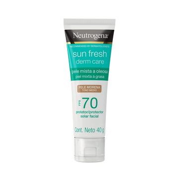 Protector Solar Facial Tono Medio Sun Fresh Derm Care FPS70 40g Neutrogena®