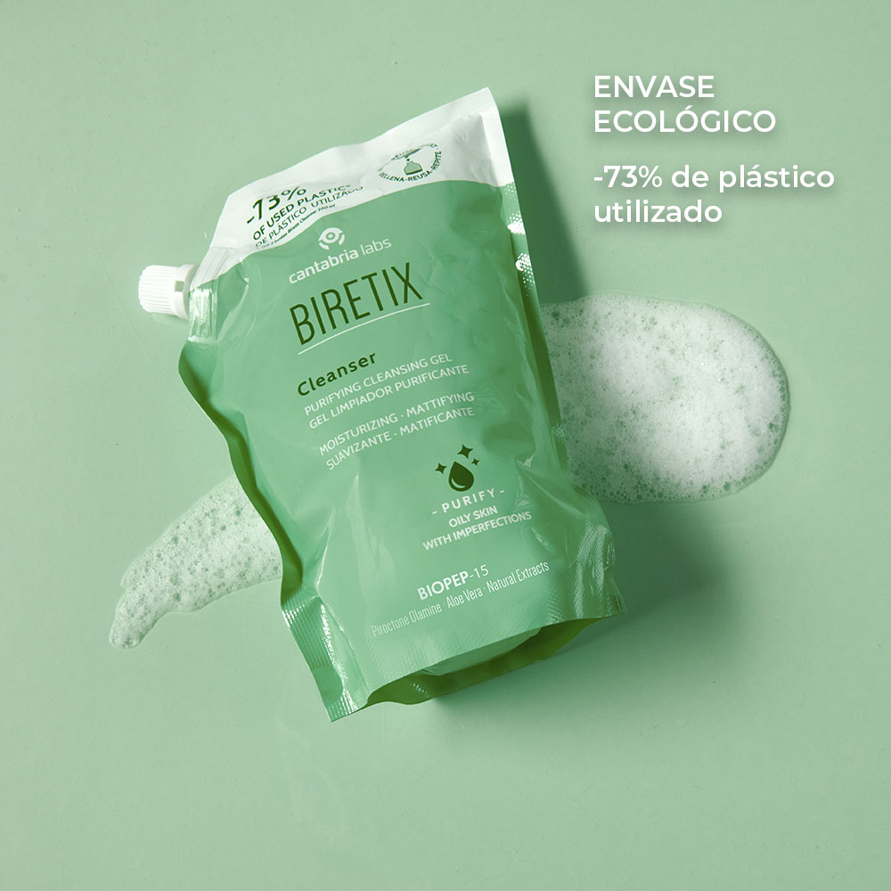 Biretix Cleanser Gel Limpiador Refill 400ml CANTABRIA®