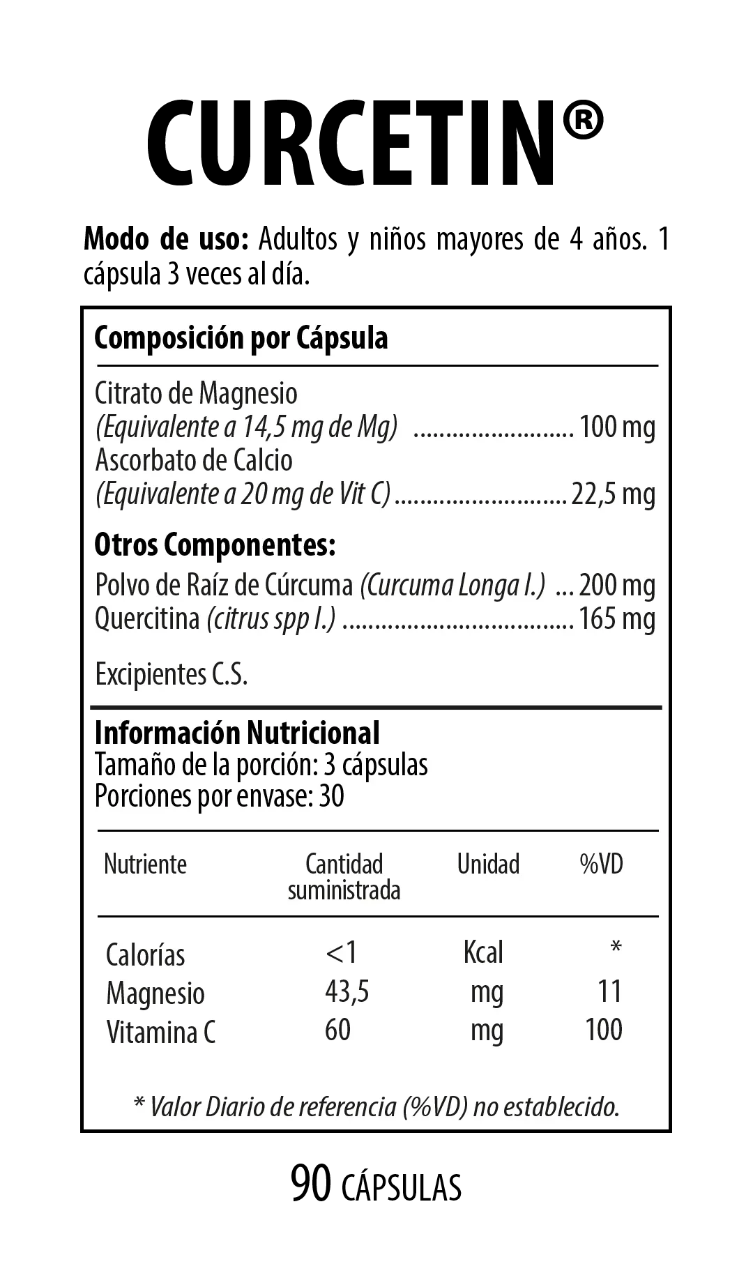 Curcetin Suplemento Dietario 90 Cápsulas NUTRABIOTICS® - LASKIN
