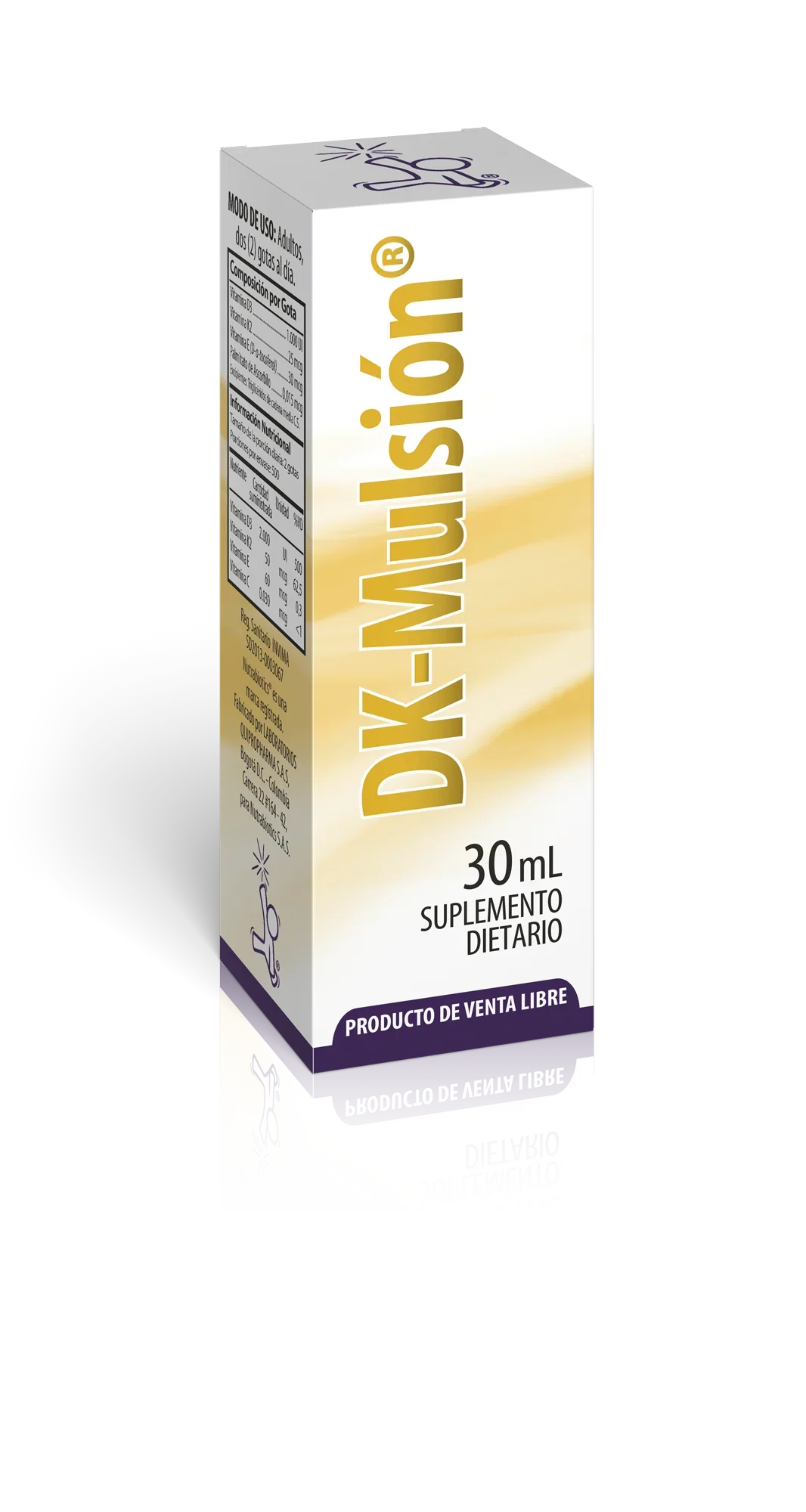 DK Mulsión Gotas Suplemento Dietario 30ml NUTRABIOTICS® - LASKIN