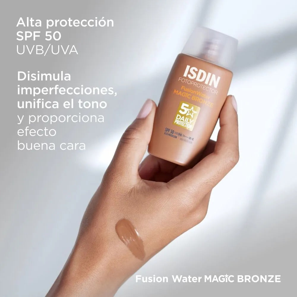 Fotoprotector Fusion Water Magic Color Dark  50ml ISDIN®