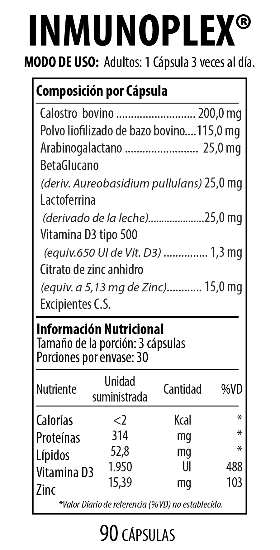 Inmunoplex Suplemento Dietario 90 Cápsulas NUTRABIOTICS® - LASKIN