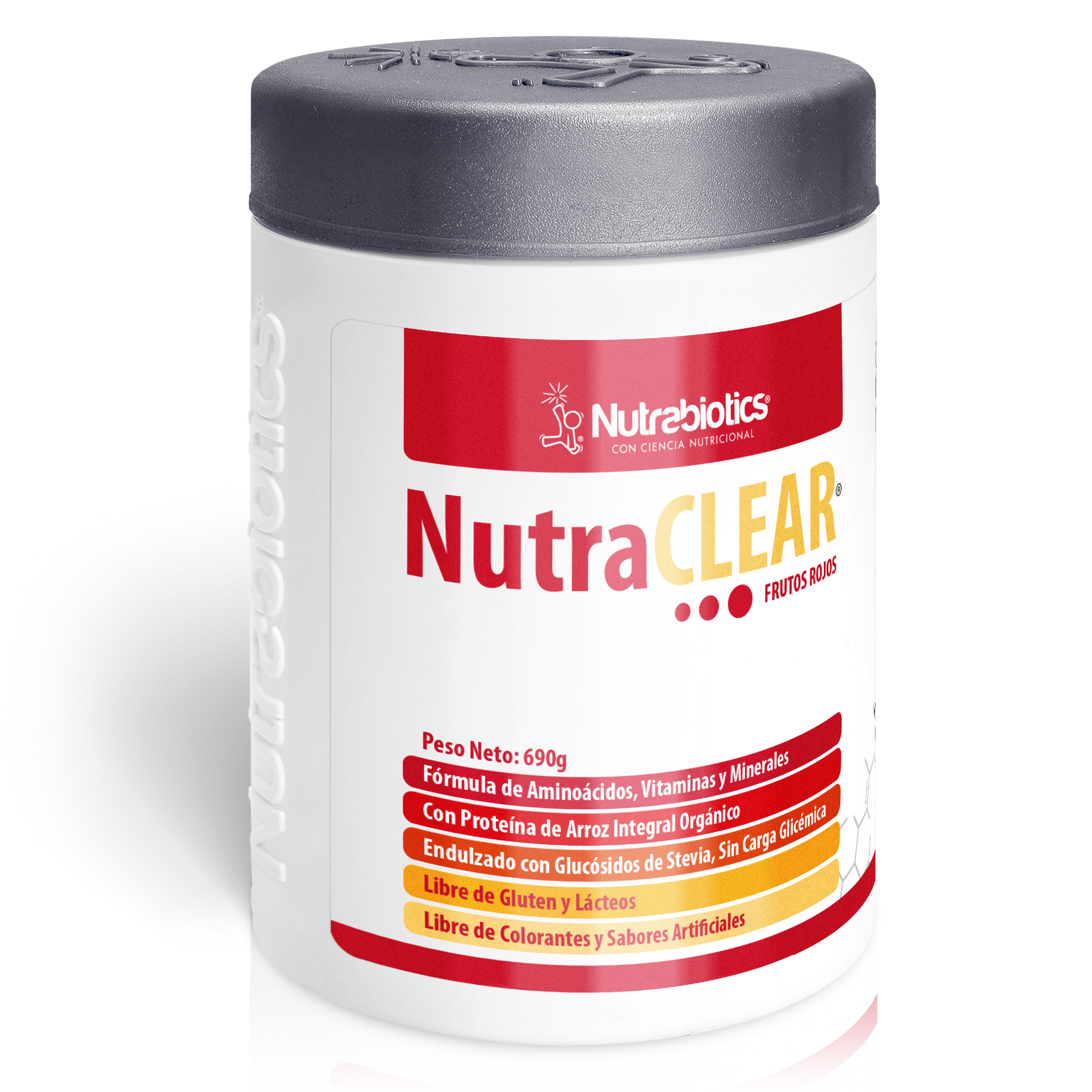 Nutraclear Suplemento Dietario Frutos Rojos 690gr NUTRABIOTICS® - LASKIN
