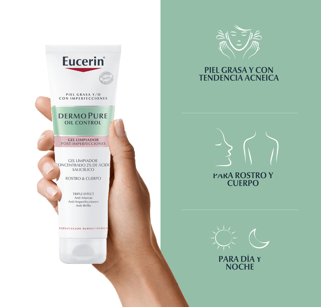 DermoPure Gel Limpiador Post Imperfecciones 150ml EUCERIN® - LASKIN