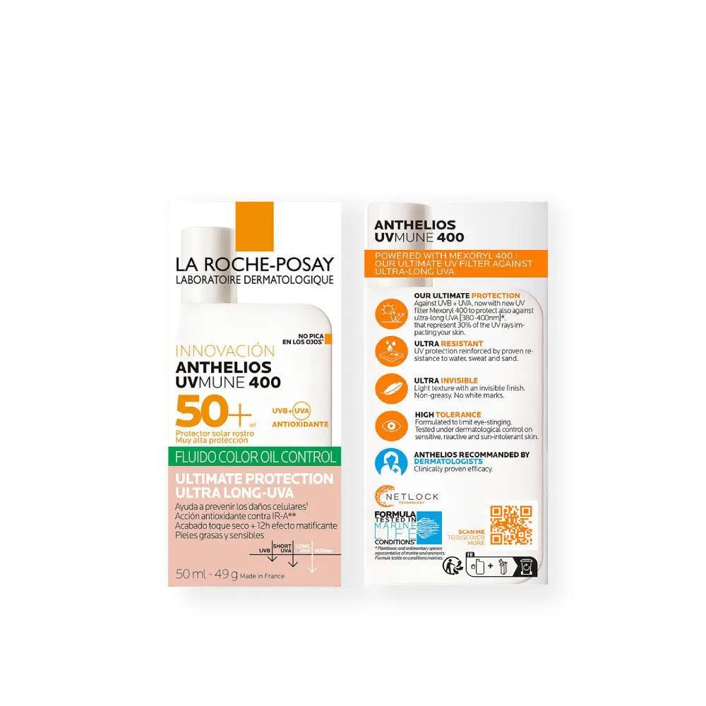 Anthelios UVMune 400 Oil Control Fluido Color SPF50+ 50ml LA ROCHE POSAY® - LASKIN