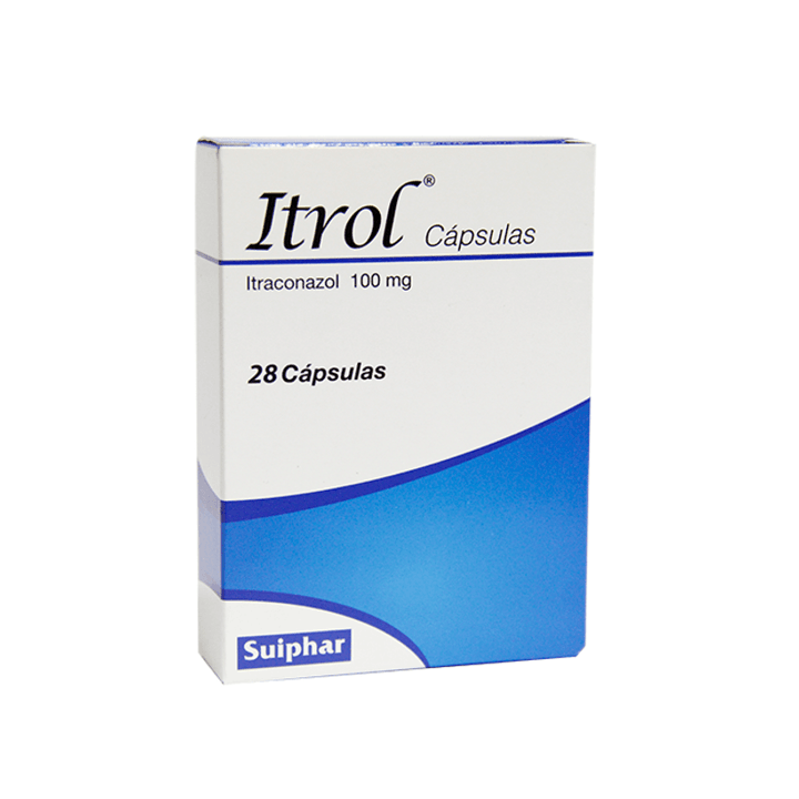 Itrol Itraconazol 100mg 28 cápsulas SUIPHAR® - LASKIN