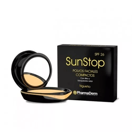 Sunstop Polvo Compacto Tono Trigueño SPF 26 10gr PHARMADERM® - LASKIN