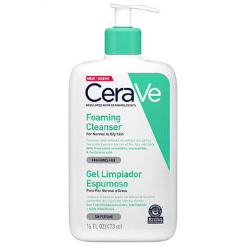 Gel Limpiador Espumoso Piel Normal a Grasa 473ml CERAVE® - LASKIN