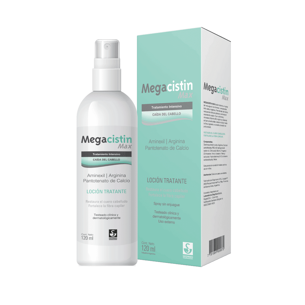 Megacistin Max Loción Tratante Caida cabello 120ml SIEGFRIED® - LASKIN