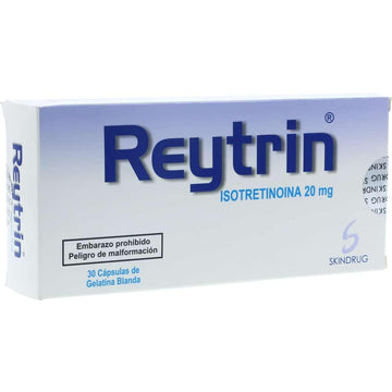 Reytrin Isotretinoina 30 Cápsulas 20mg SKINDRUG® - LASKIN