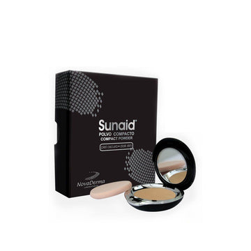 Polvo Compacto Piel Oscura Estuche 12gr SUNAID® - LASKIN