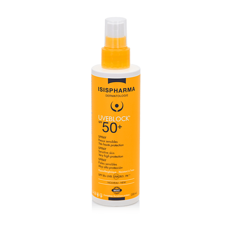 Uveblock Protector Solar SPF50+ en Spray 200ml ISISPHARMA® - LASKIN