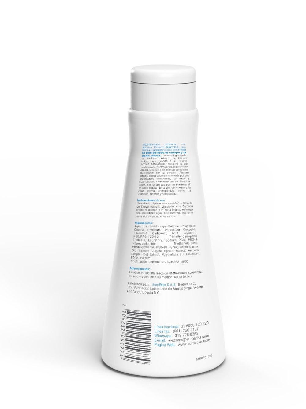 Limpiador con Bardana 250ml EUROETIKA®