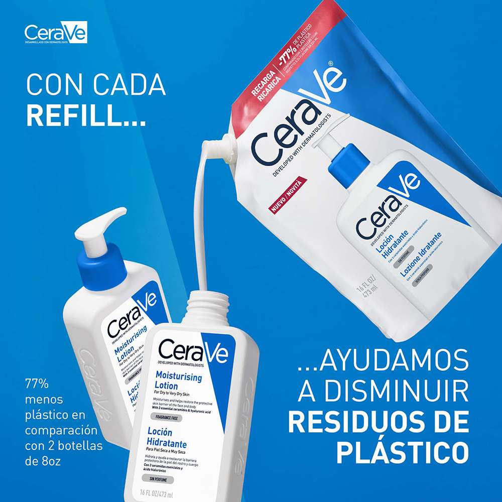 Refill Loción Hidratante 473ml CERAVE®