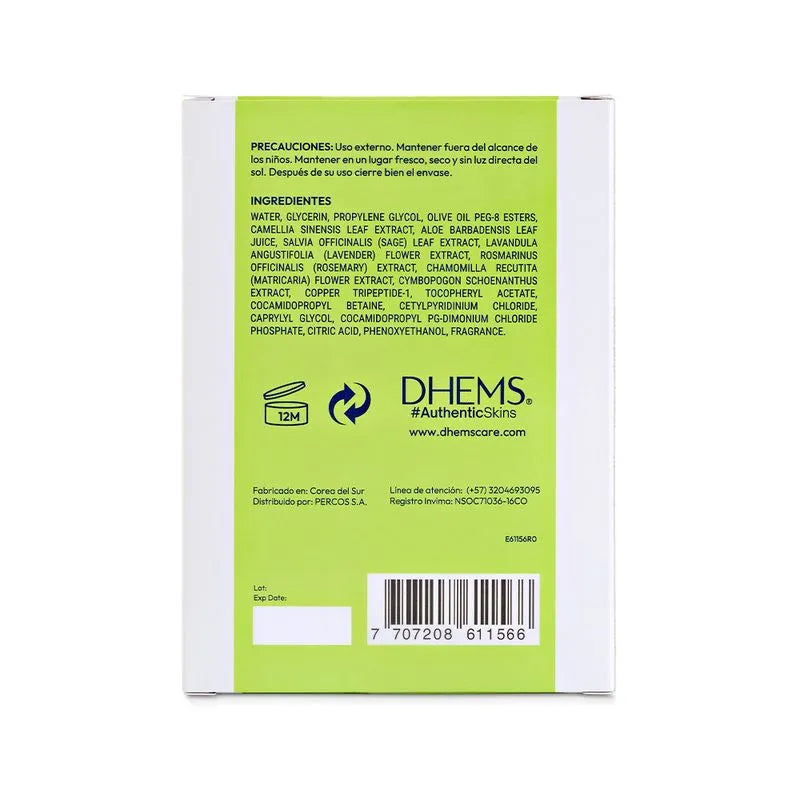 Toallitas Desmaquillantes 30 Unidades DHEMS®