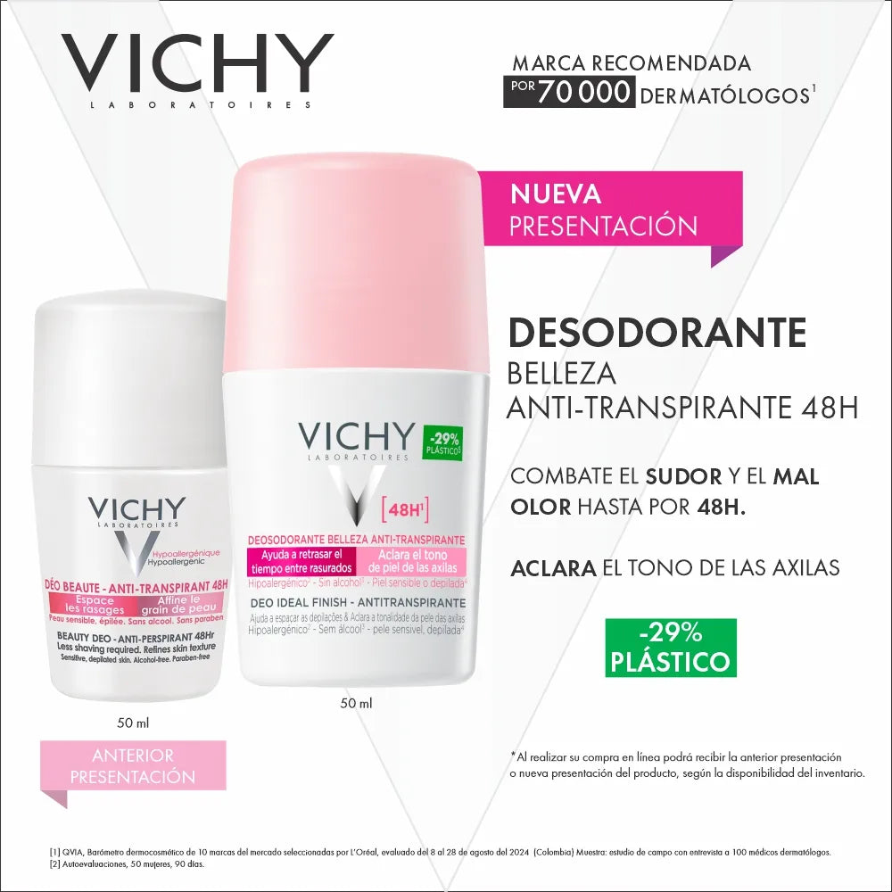 Desodorante Belleza Anti Transpirante Roll-On 48 Hr 50ml VICHY®