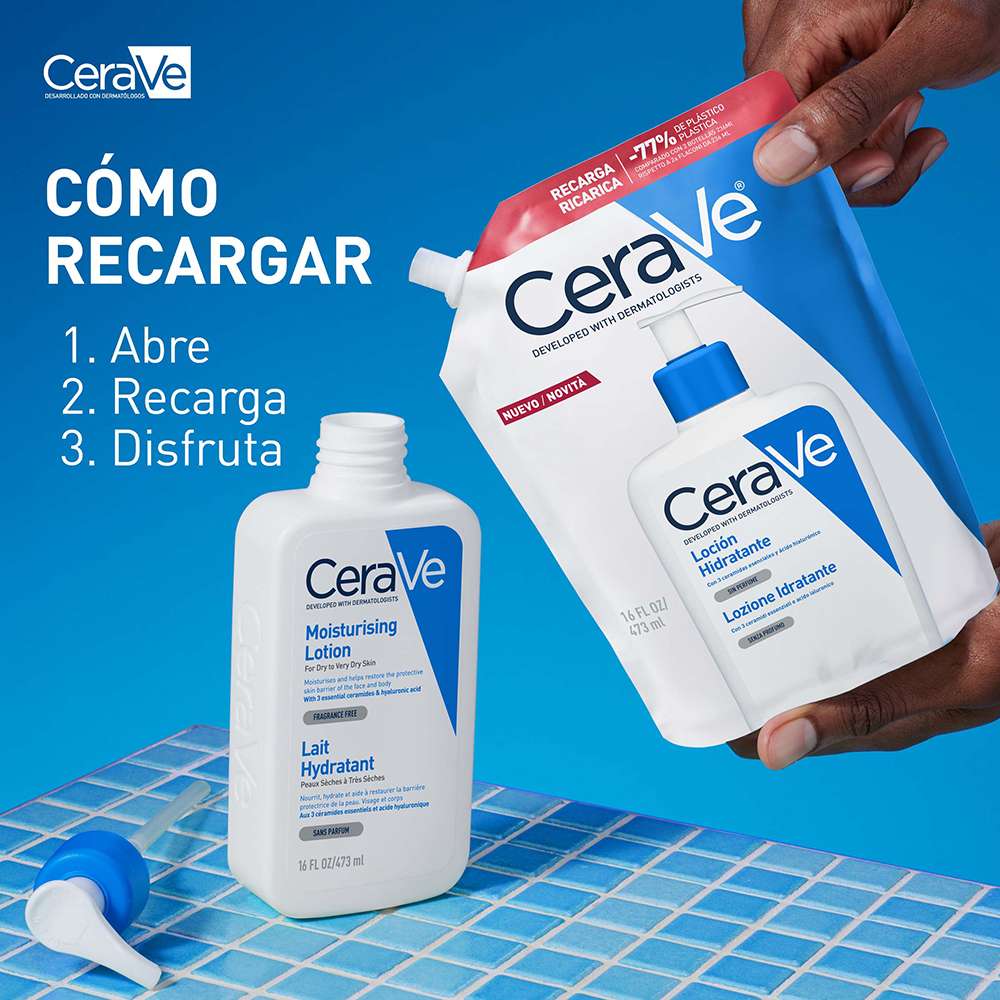 Refill Loción Hidratante 473ml CERAVE®