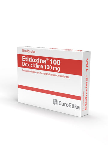 Etidoxina 100mg 10 cápsulas EUROETIKA®