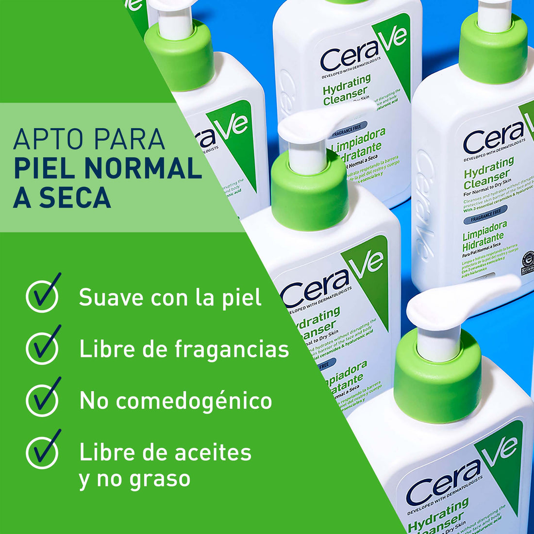 Limpiador Hidratante Para Piel Normal A Seca 236ml  CERAVE®