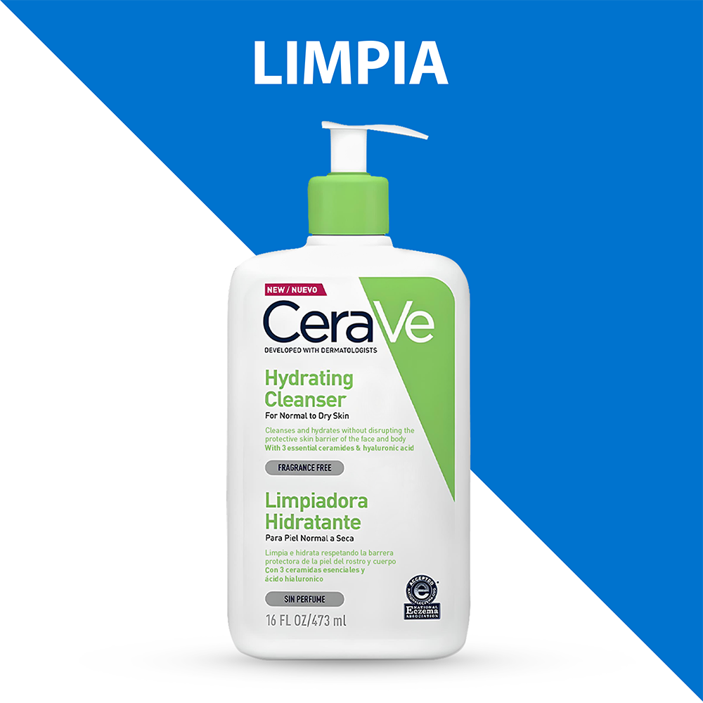 Limpiador Hidratante 473ml CERAVE®