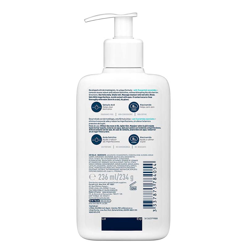 Limpiador Control Imperfecciones 236ml CERAVE®