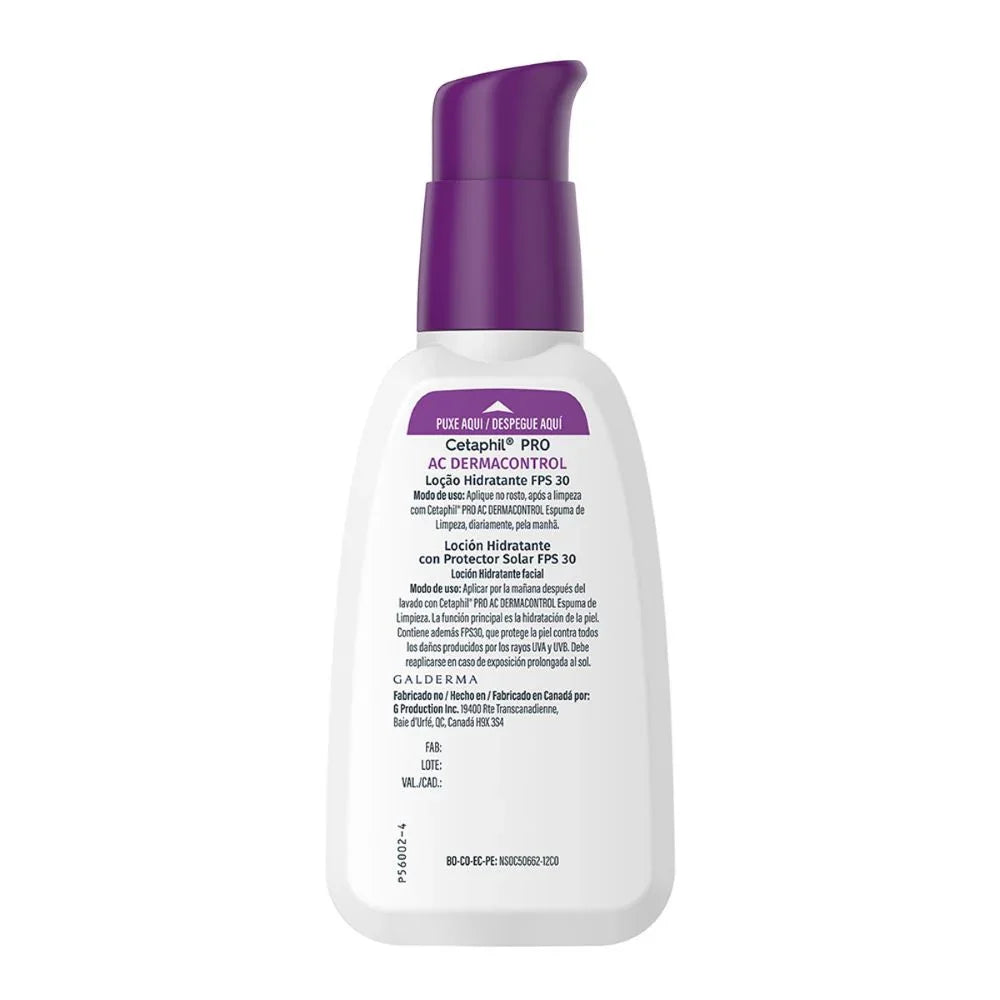 Dermacontrol Moisturizing SPF 30 118ml CETAPHIL®