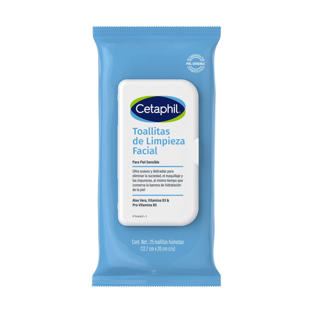 CETAPHIL® Lingettes Nettoyantes Visage 25 Unités