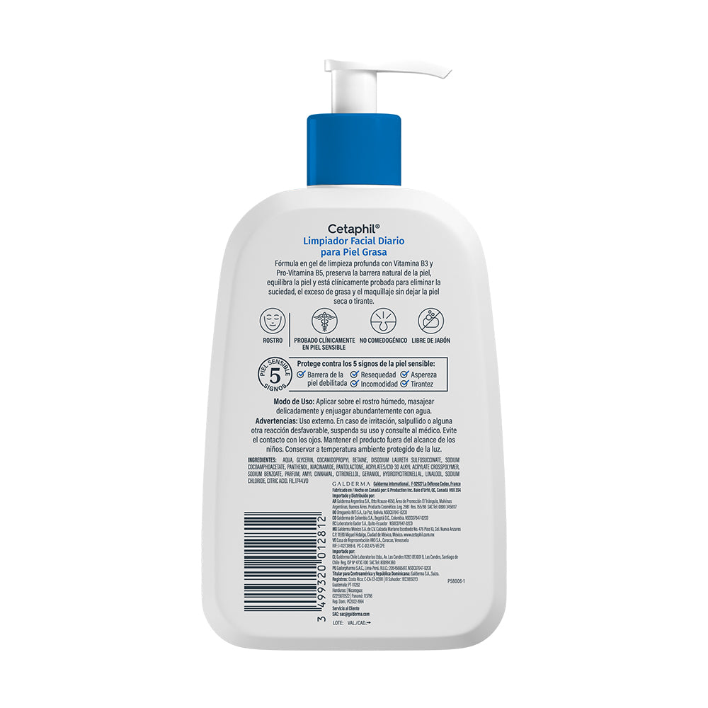 Limpiador Piel Grasa 236ml CETAPHIL®