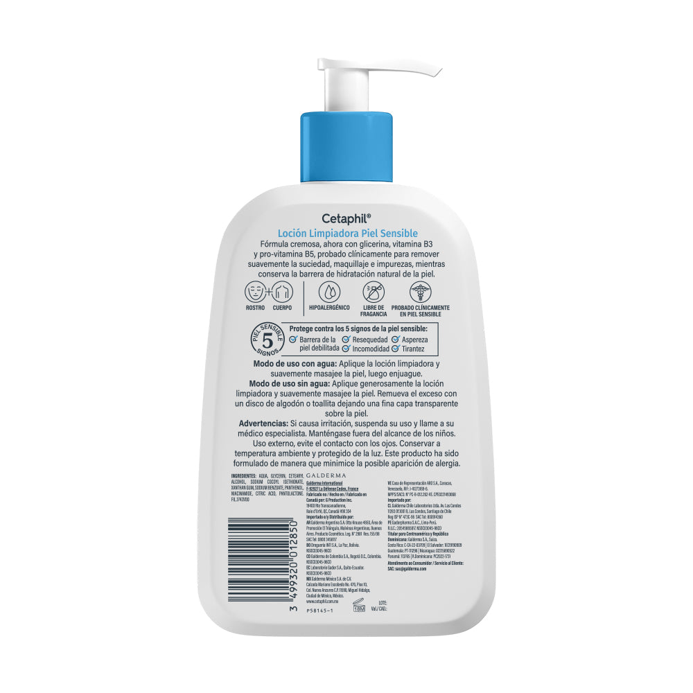 Loción Limpiadora Piel Sensible 473ml CETAPHIL®