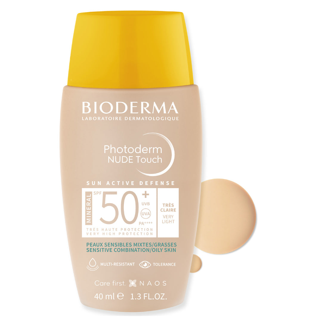 Photoderm Nude Touch Tres Claire Very Ligth Protector Solar SPF50+ 40ml BIODERMA® - LASKIN