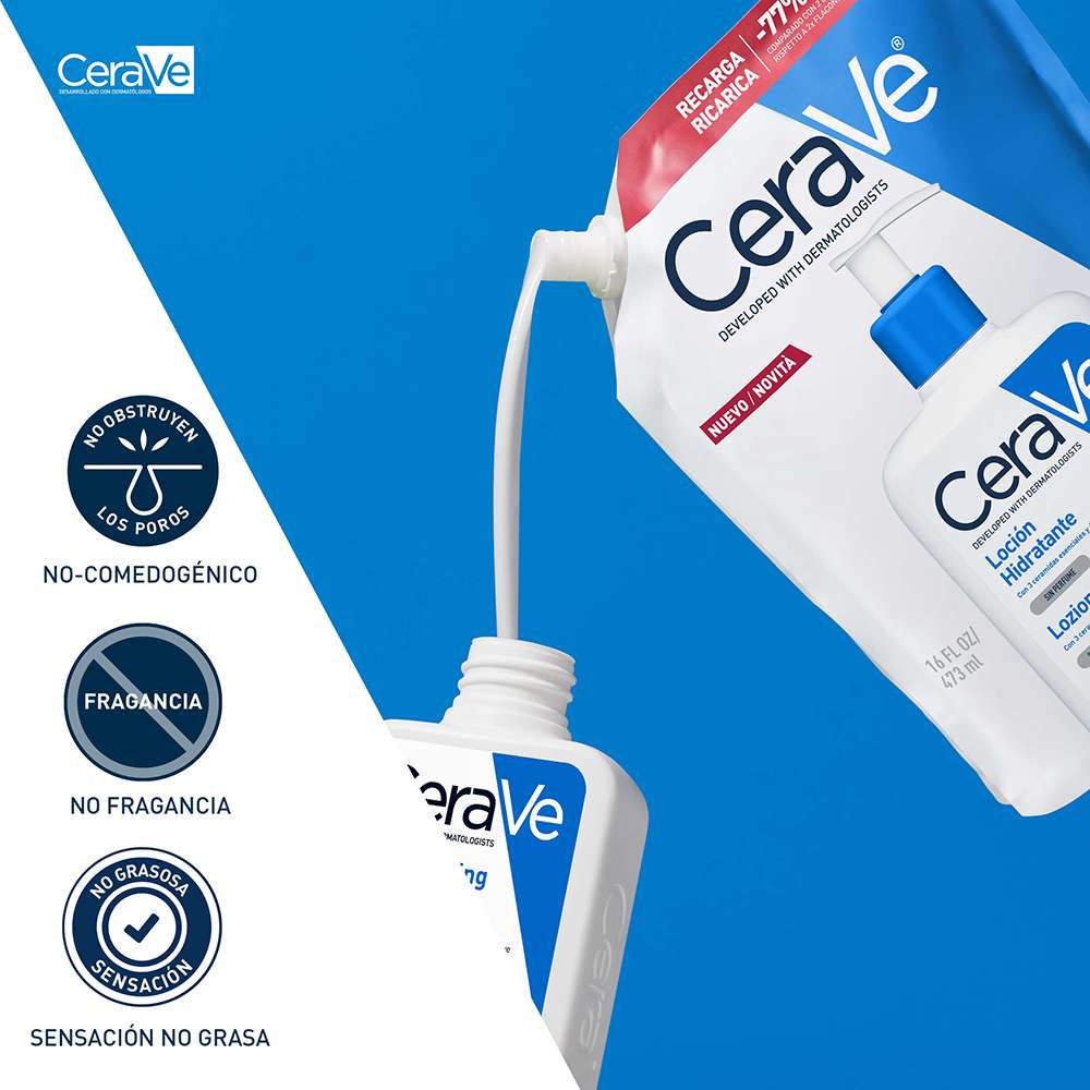 Refill Loción Hidratante 473ml CERAVE®