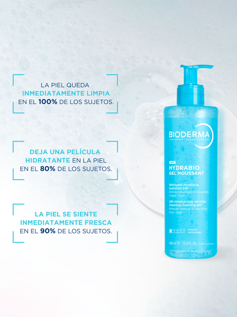 Hydrabio Gel Moussant 400 ML NAOS