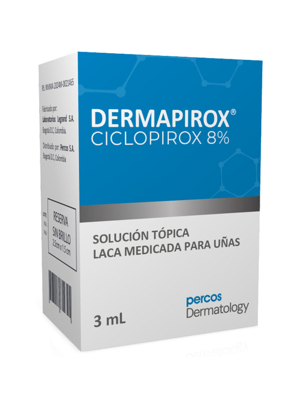 Dermapirox Ciclopirox 8% X 3 ML PERCOS