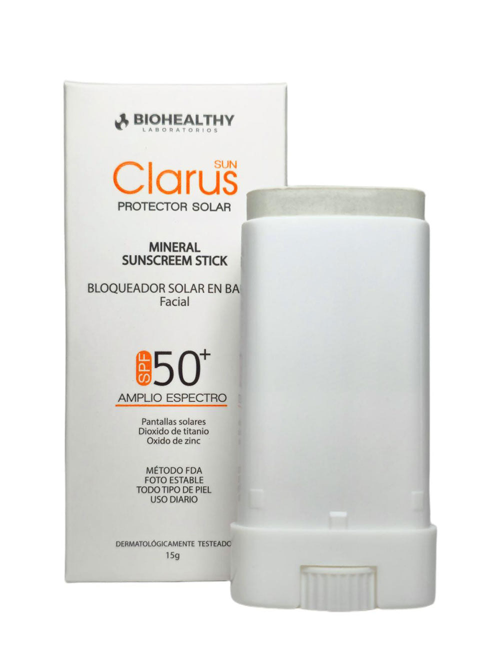 Clarus Barra Stick X 15g Protector Solar BIOHEALTHY