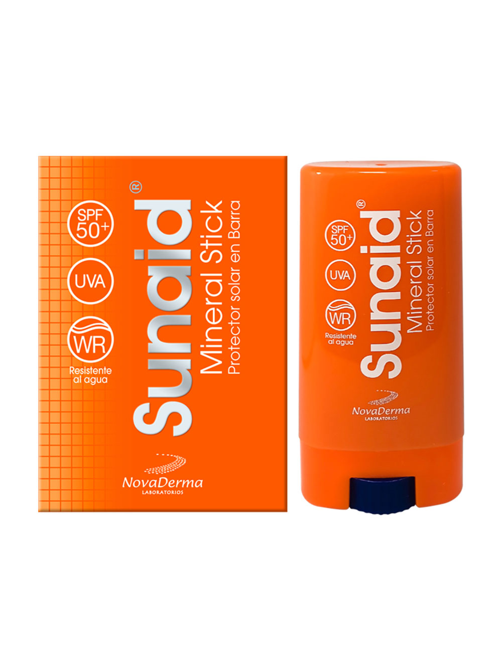 Protector Solar Mineral en Barra SPF 50+ Resistente al Agua – Sunaid®