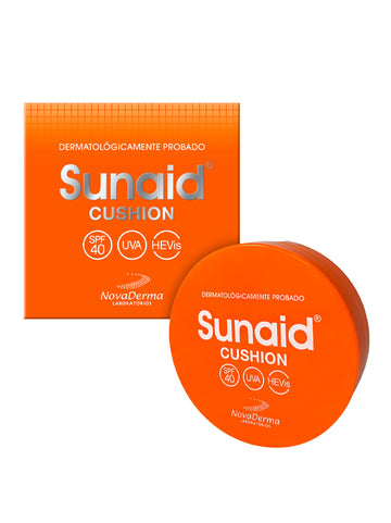 Protector Solar Tono Canela Base Cushion SPF 40 – Sunaid®