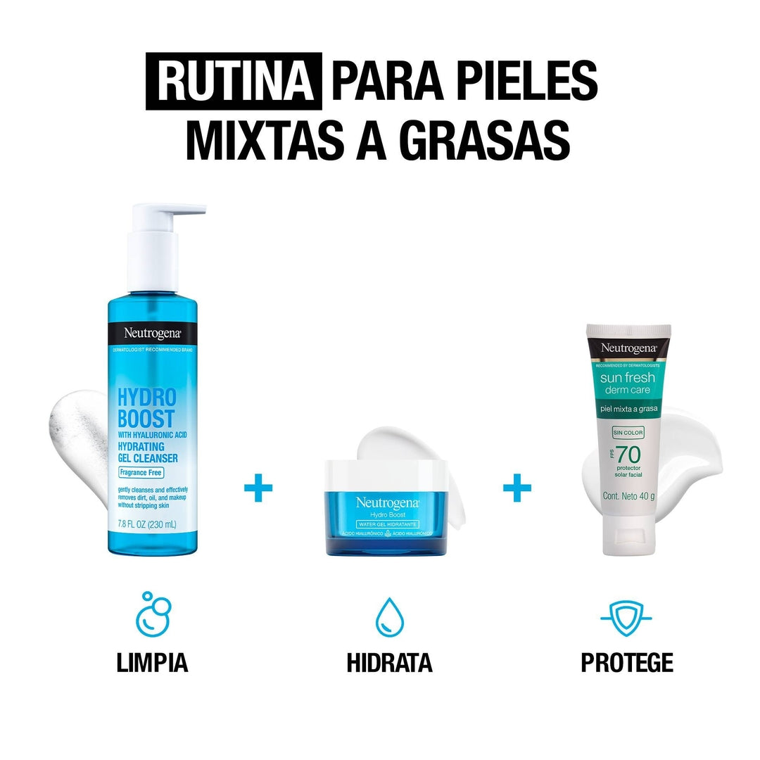 Gel Limpiador Facial Hydro Boost® Sin Fragancia 230ml Neutrogena®