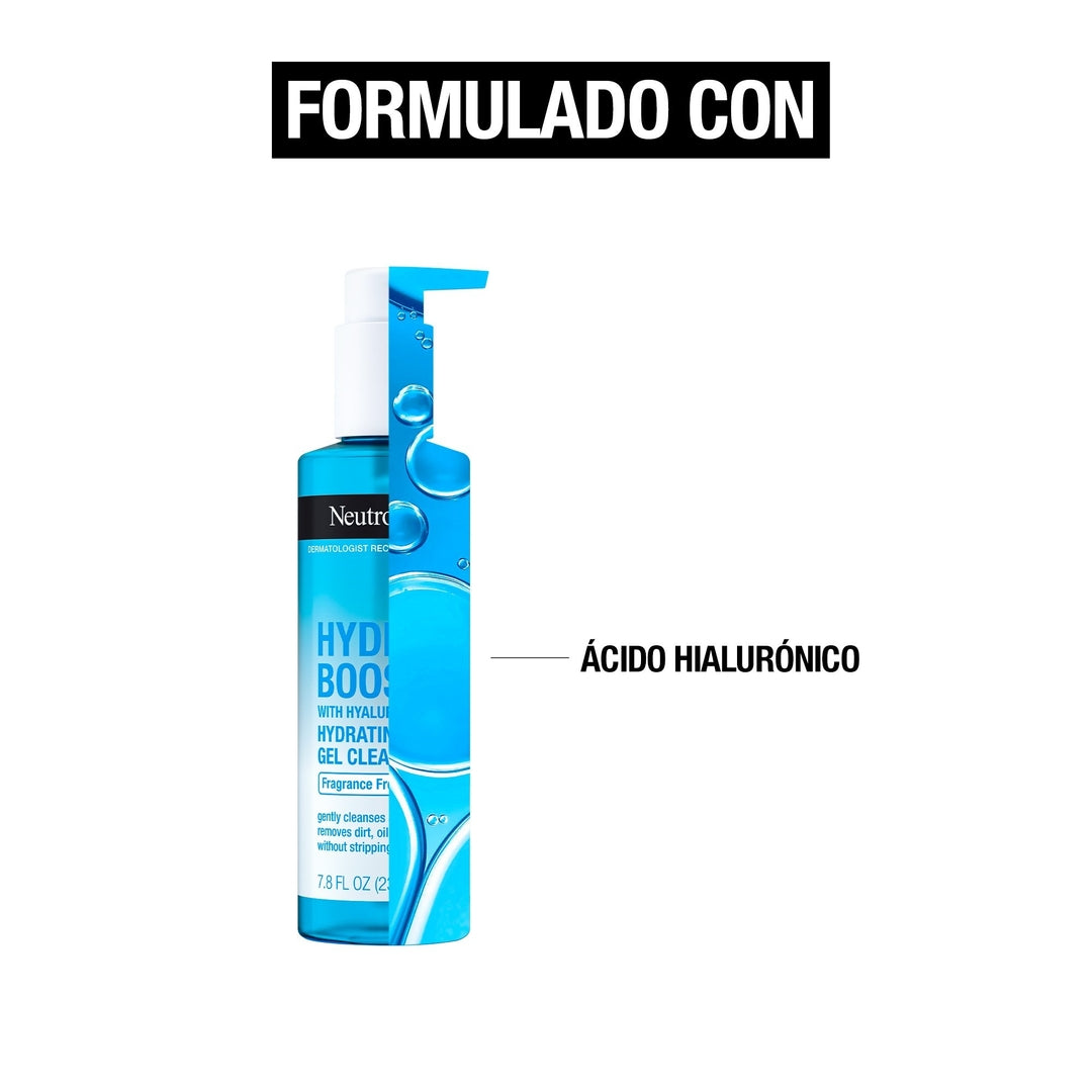 Gel Limpiador Facial Hydro Boost® Sin Fragancia 230ml Neutrogena®