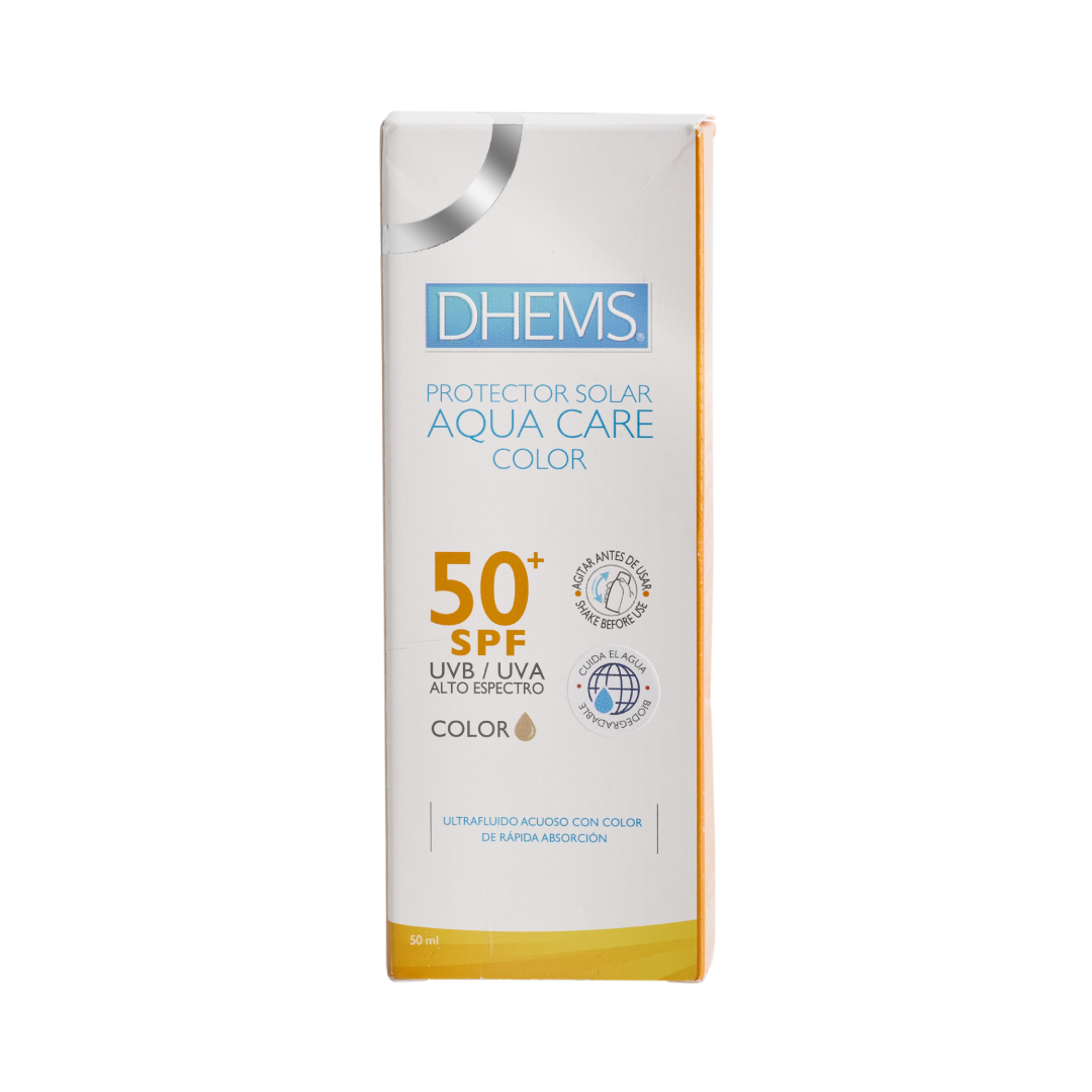 Aquacare Con Color Protector Solar SPF50 50ml DHEMS® - LASKIN