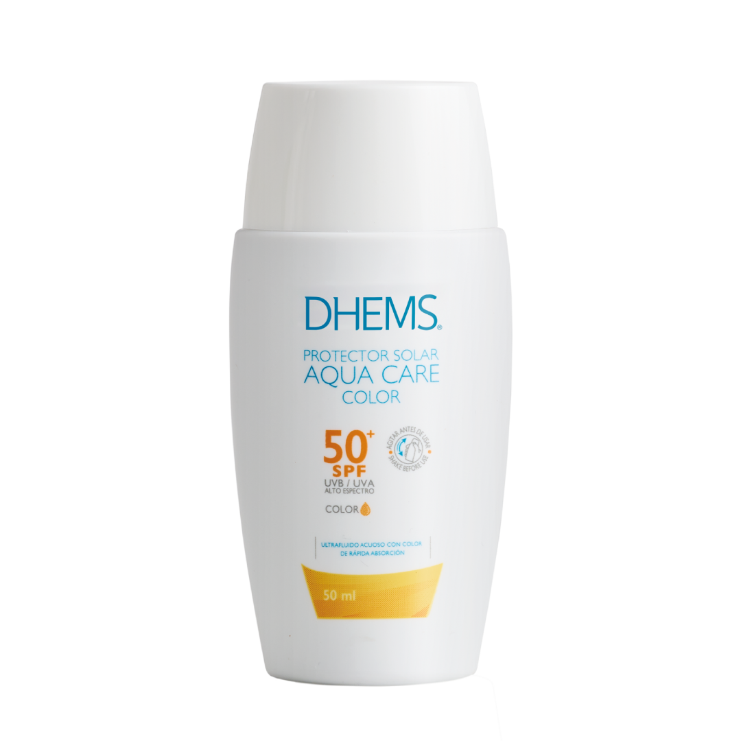 Aquacare Con Color Protector Solar SPF50 50ml DHEMS® - LASKIN