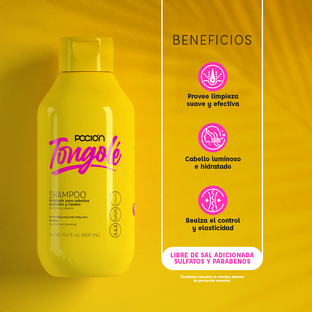Shampoo para Rizos Tongolé 450ML POCION