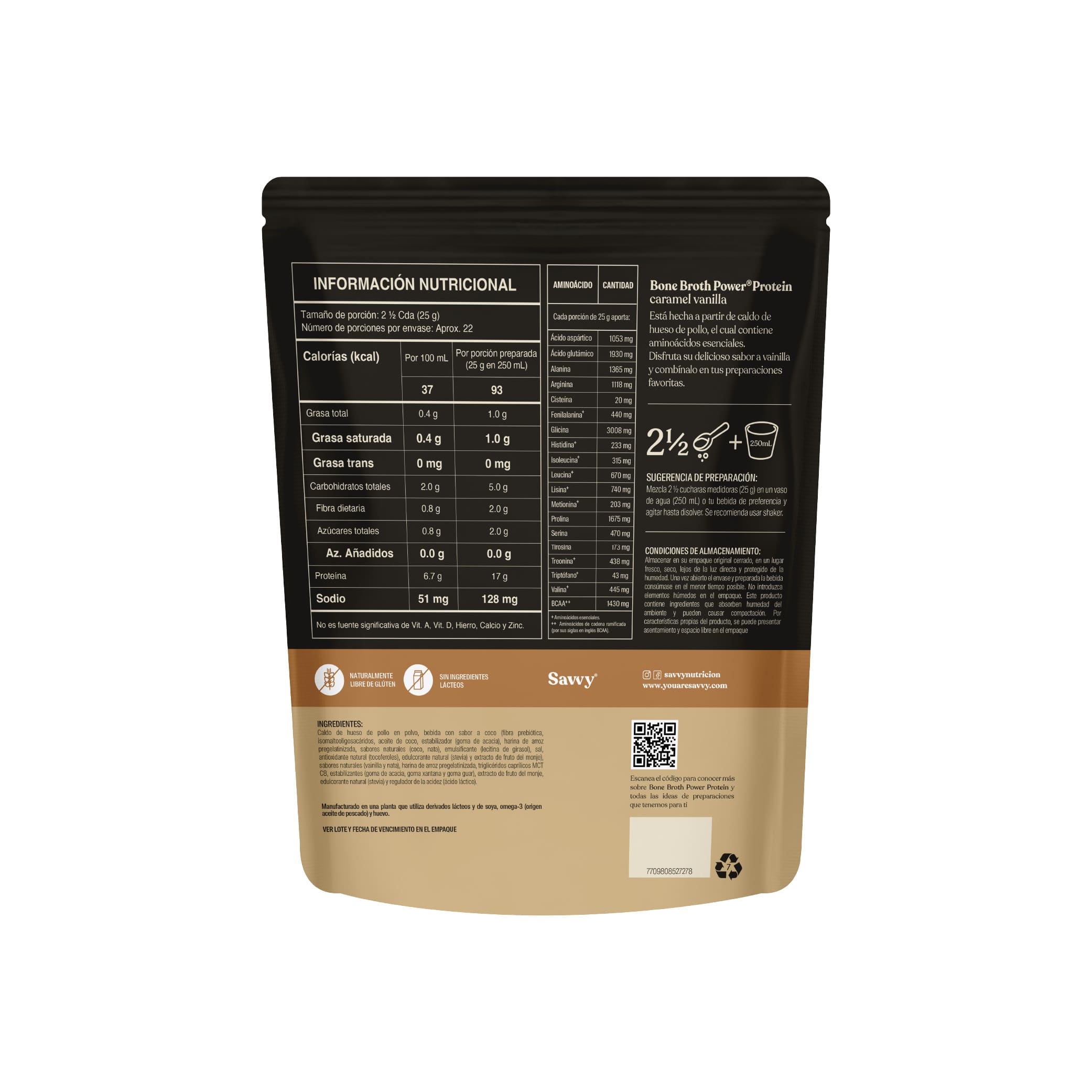 Bone Broth Power® caramel vanilla 560g