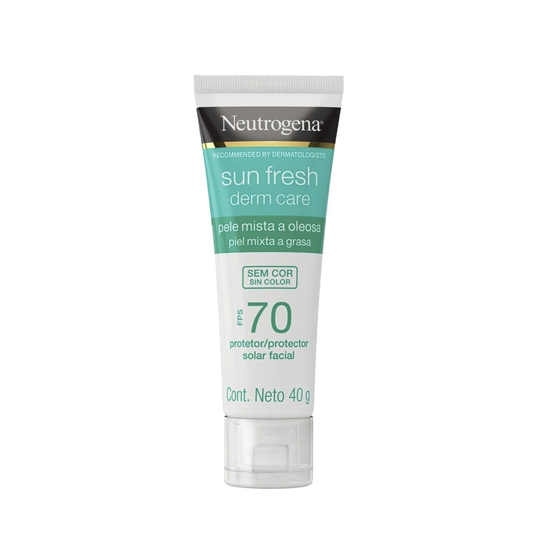 Protector Solar Facial Sin Tono Sun Fresh Derm Care FPS70 40g Neutrogena®