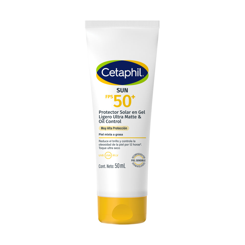Sun Protector Solar en Gel Ligero FPS 50+ Ultra Matte & Oil Control CETAPHIL®