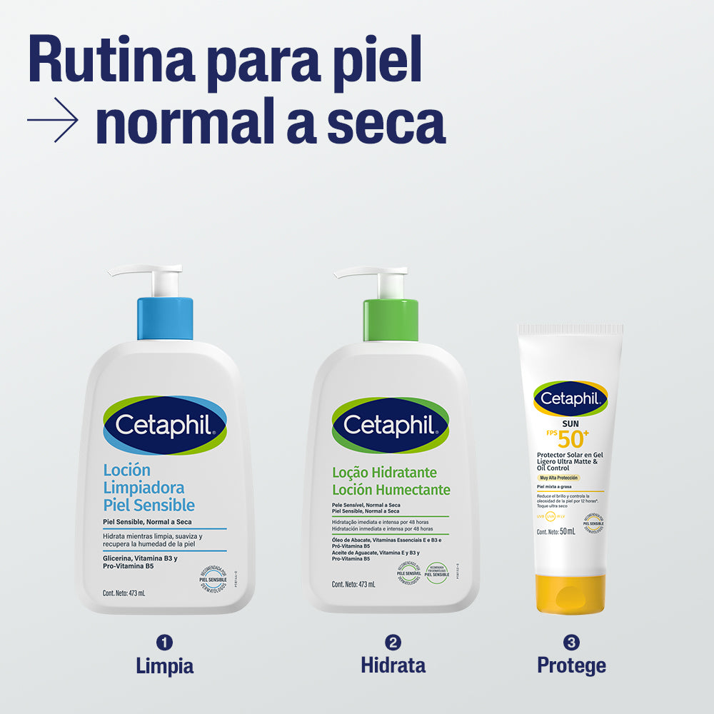 Sun Protector Solar en Gel Ligero FPS 50+ Ultra Matte & Oil Control CETAPHIL®