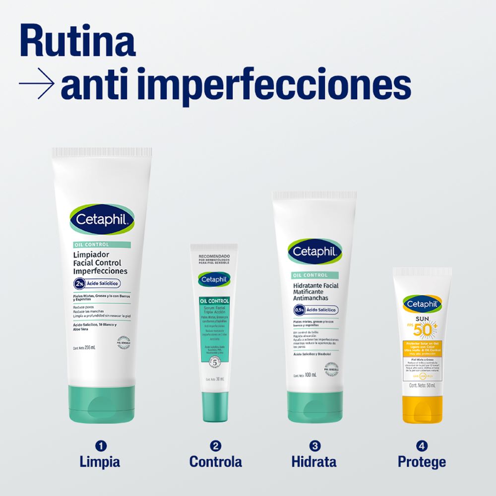 Oil Control Hidratante Facial Matificante 100ml CETAPHIL®