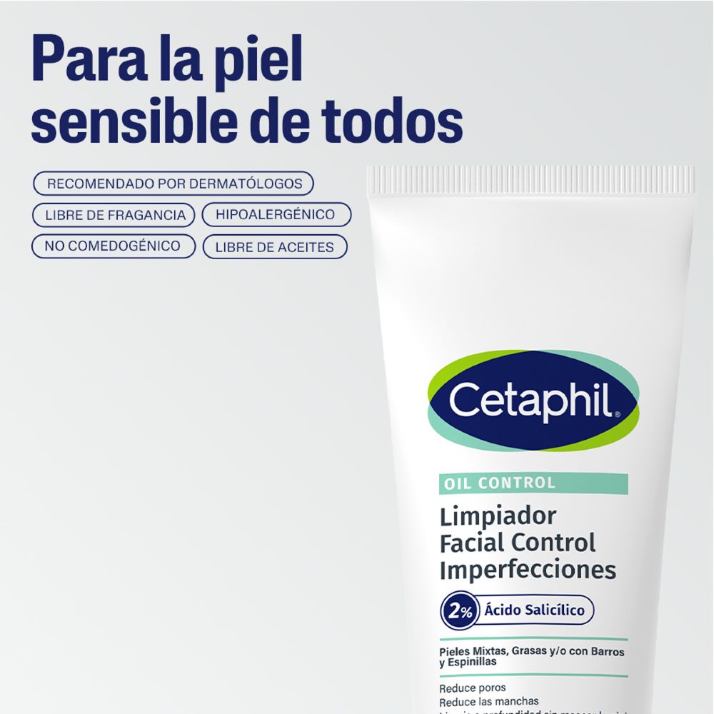 Oil Control Gel Limpiador Facial Control De Imperfecciones 236ml CETAPHIL®